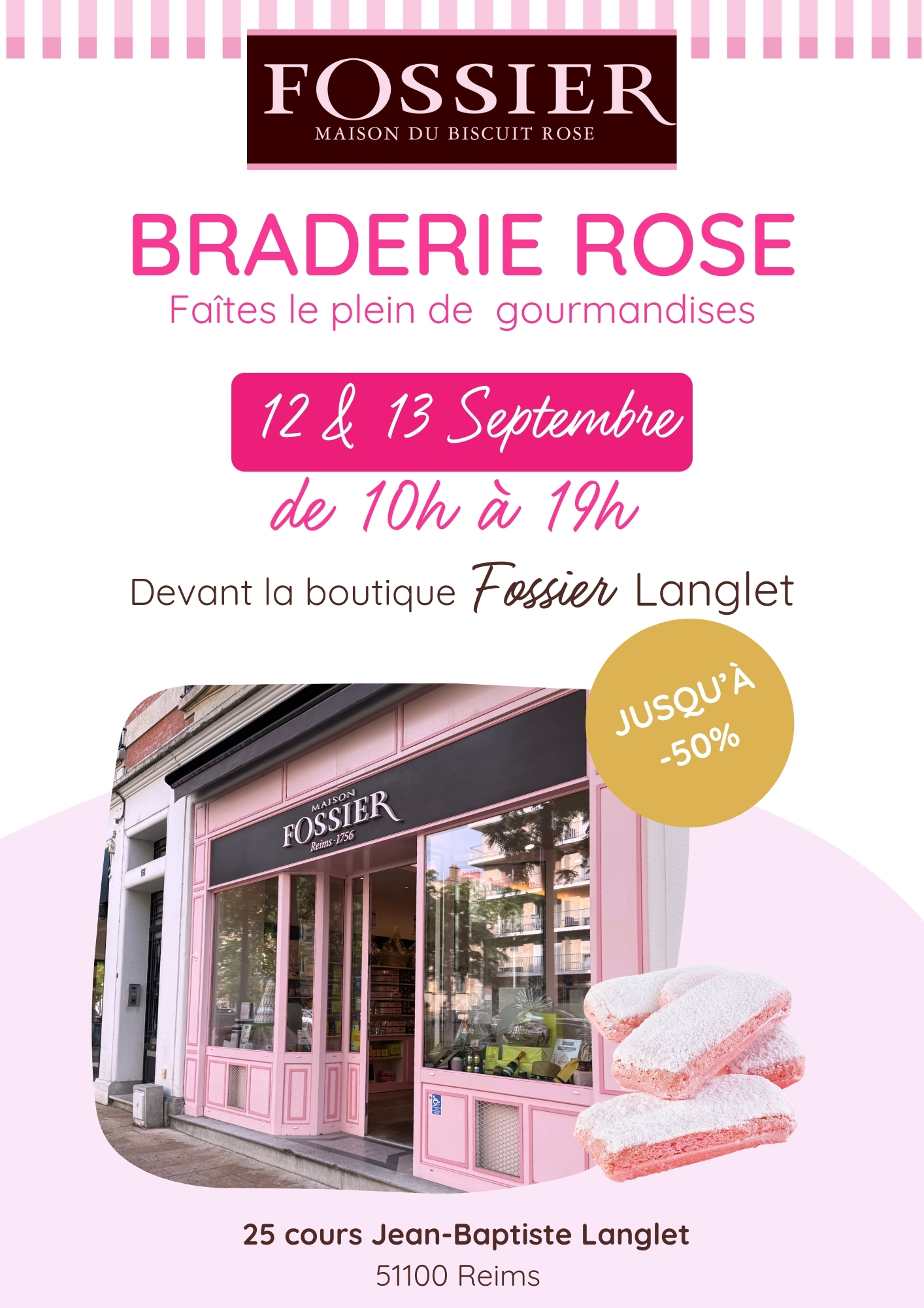 Braderie Fossier 12 et 13 septembre